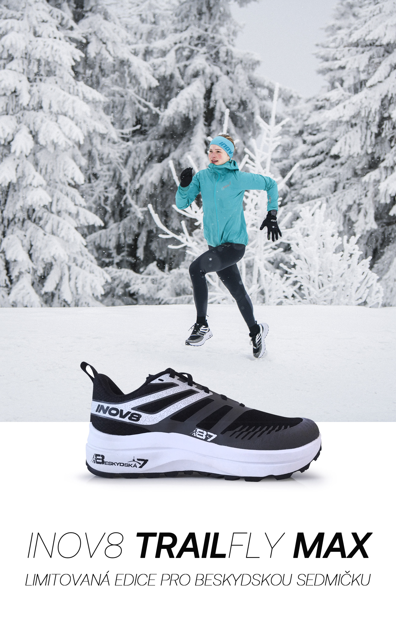 INOV8 TRAILFLY MAX B7 - limitovaná edice bot pro Beskydskou sedmičku